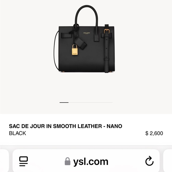 Saint Laurent Nano Sac de Jour grey - Picture 10 of 13